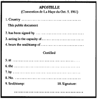 apostile